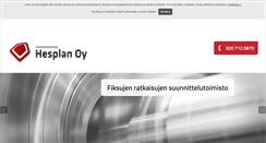 Desktop Screenshot of hesplan.fi
