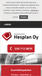 Mobile Screenshot of hesplan.fi